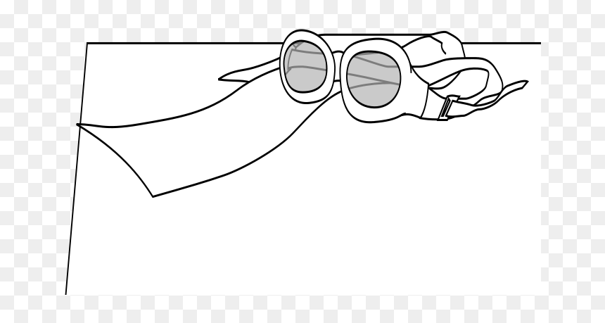 Goggles And Scarf Svg Clip Arts - Illustration, HD Png Download - goggles vector png