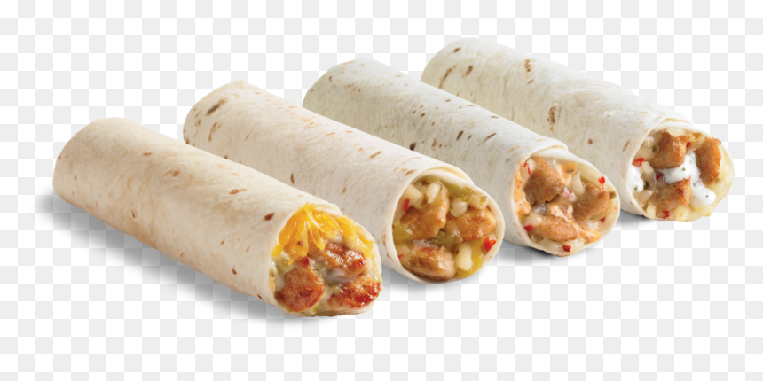 Tacos Clipart Taquito - Ranch Chicken Roller Del Taco, HD Png Download - burritos png