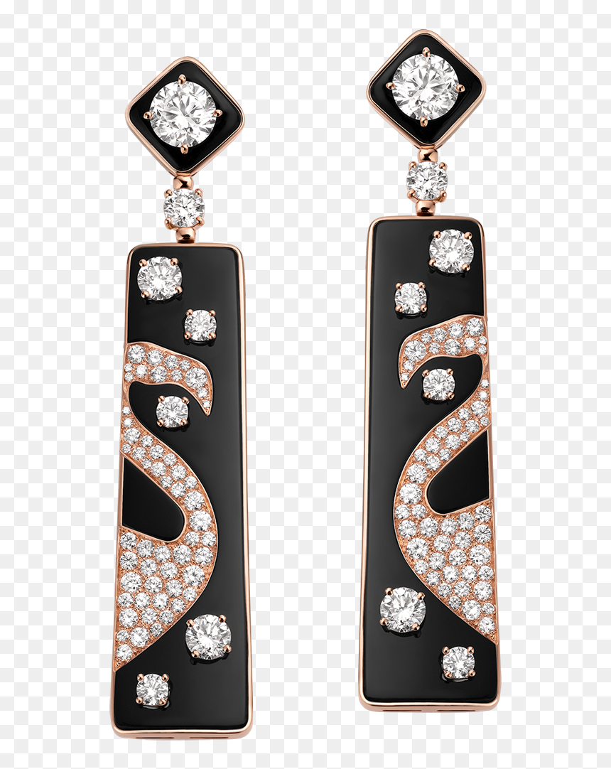 Wild Pop High Jewellery 18 Kt Rose Gold Earrings Set - Earrings, HD Png Download - gold jewellery set png