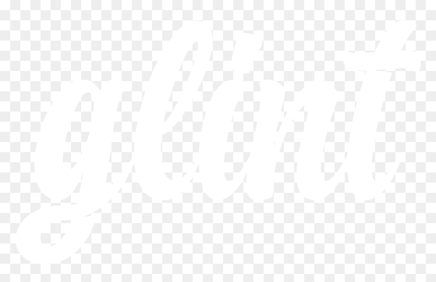 Logo White - Calligraphy, HD Png Download - glint png