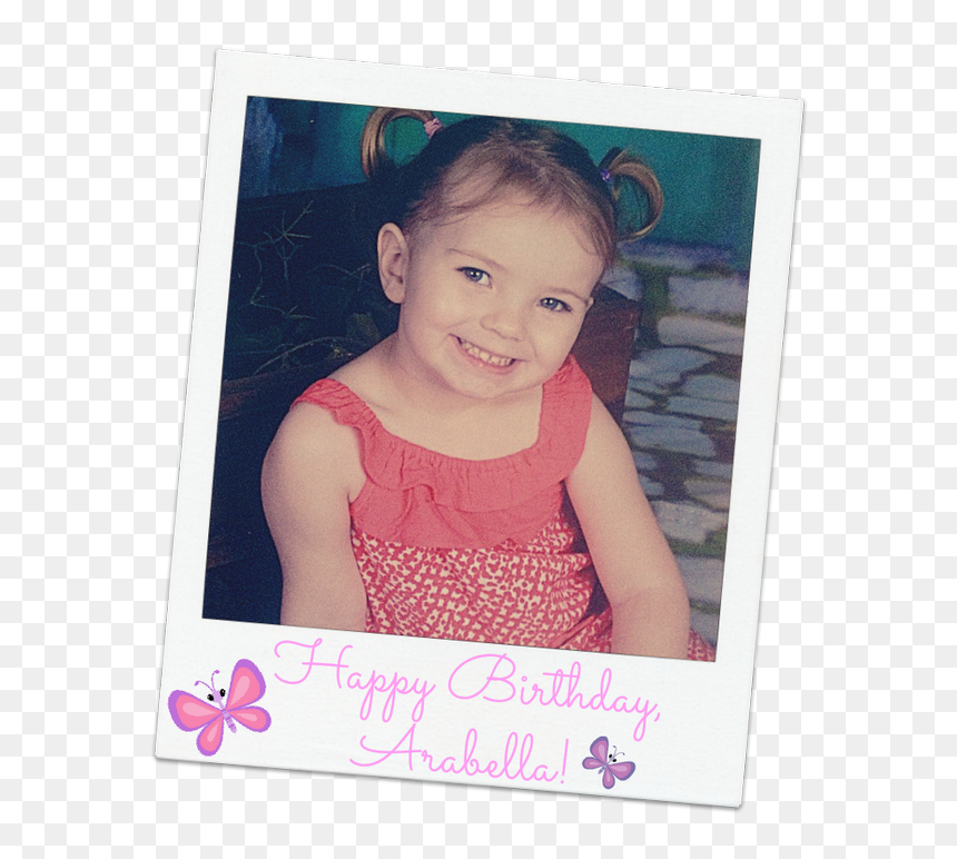 Picture Frame, HD Png Download - happy birthday frames for girls png
