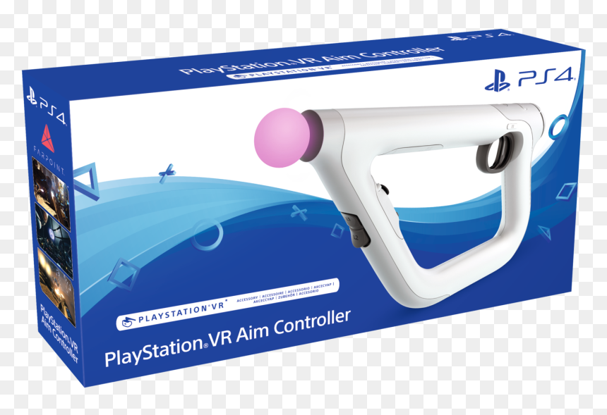Playstation®vr Aim Controller - Ps4 Vr Gun, HD Png Download - playstation vr png