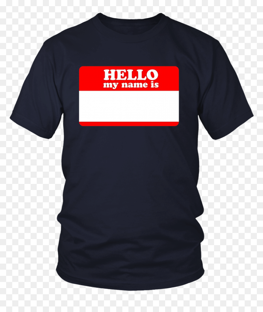 Hello My Name Is Sticker Shirt Write On Me Blank Color - Hello My Name, HD Png Download - blank sticker png