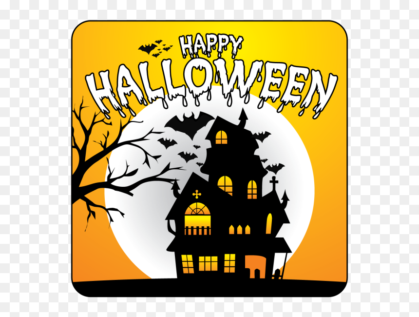Horror Vector Castle - Background Halloween Vector Png Free, Transparent Png - horror background png