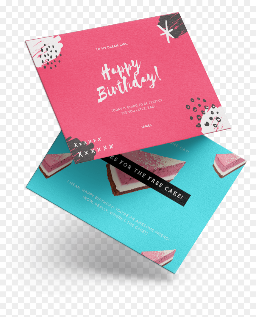 Birthday Cards Png - Diseños De Tarjetas Personalizadas, Transparent Png - happy birthday card png images