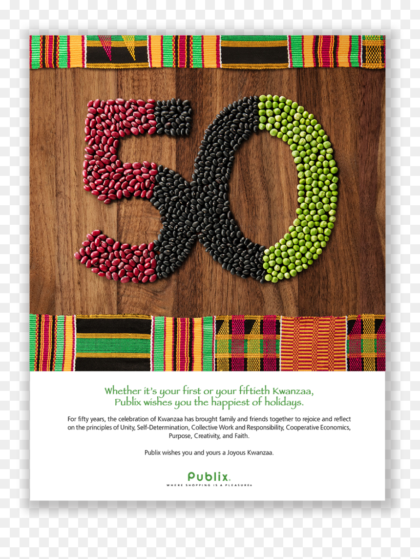 2016 Kwanzaa Ad - Graphic Design, HD Png Download - publix png