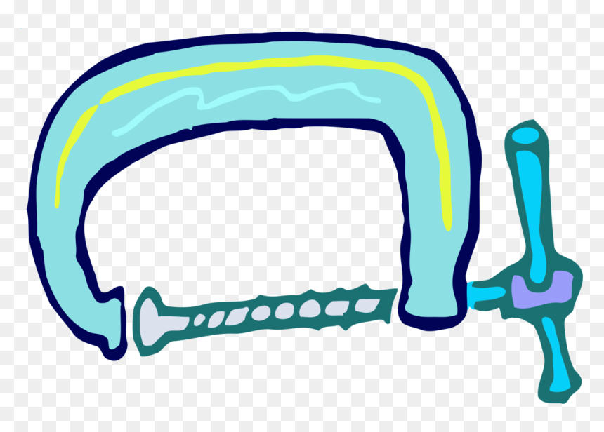 Area,jaw,artwork - Clamp Clipart, HD Png Download - screw vector png