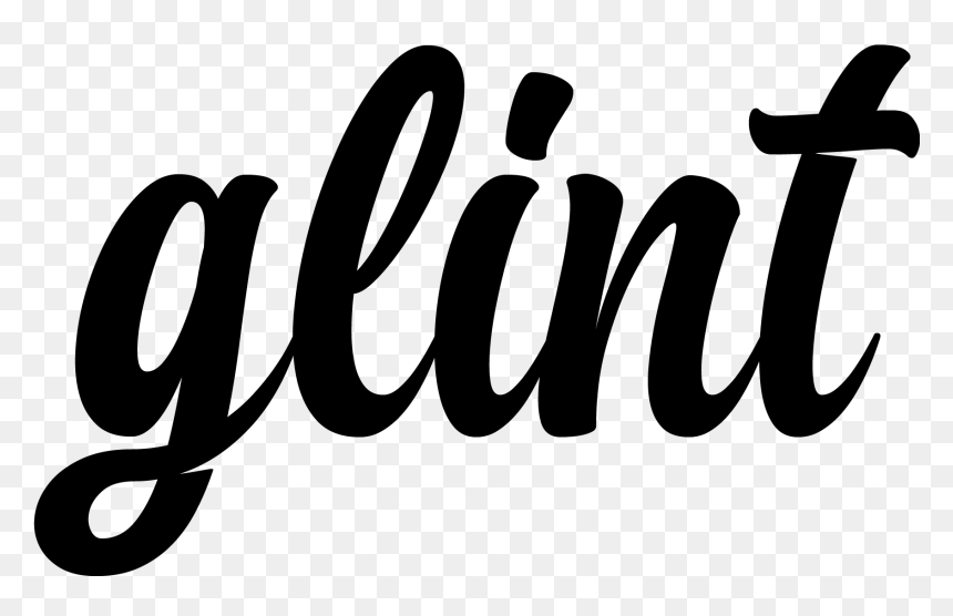 Logo Black - Calligraphy, HD Png Download - glint png