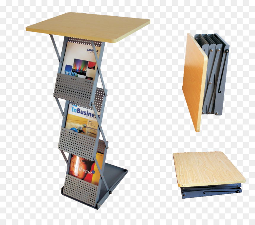 Zig Zag With Wooden Counter Top - Standing Desk, HD Png Download - counter png