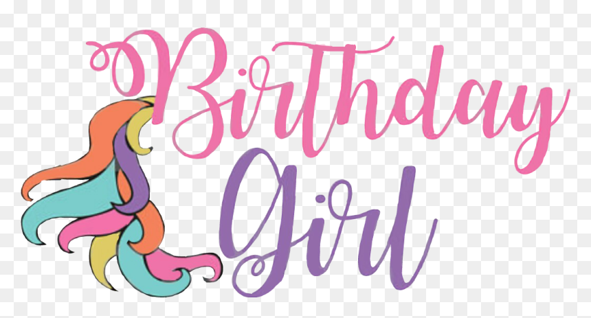 1059 X 521 - Unicorn Birthday Girl Png, Transparent Png - birthday designs png
