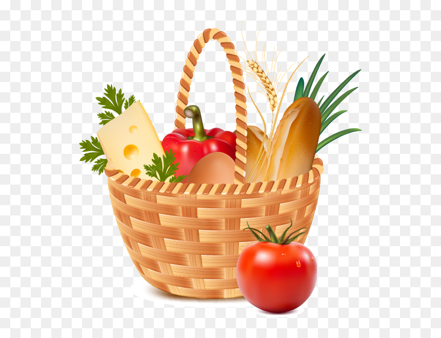 At Getdrawings Com Free For Personal Use - Basket Png, Transparent Png - vegetables basket png