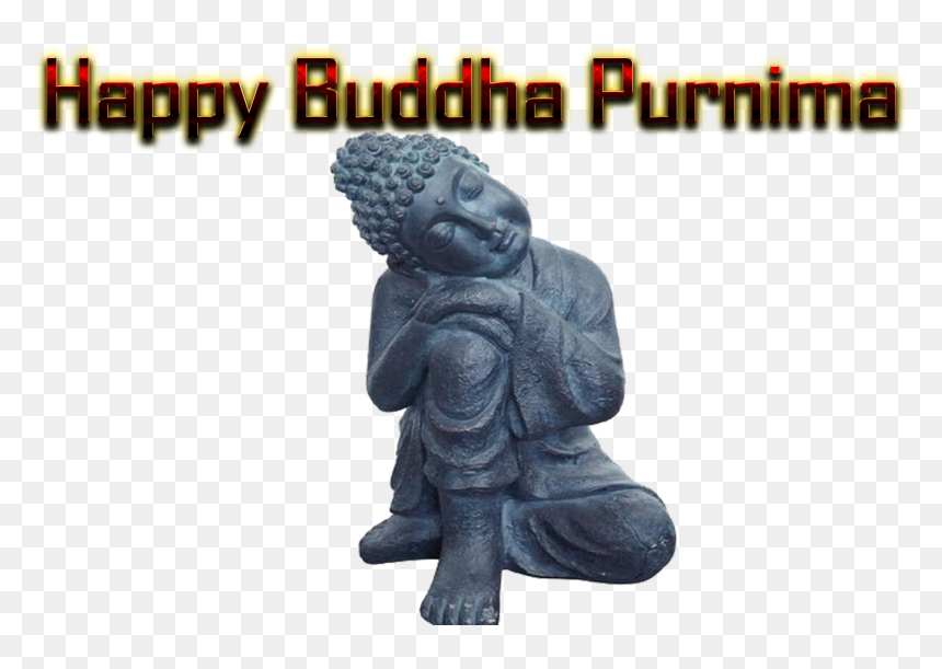 Happy Buddha Purnima Png Free Background - Stone Carving, Transparent Png - budha png