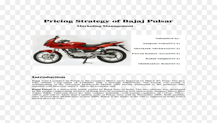 Motorcycle, HD Png Download - bajaj pulsar png