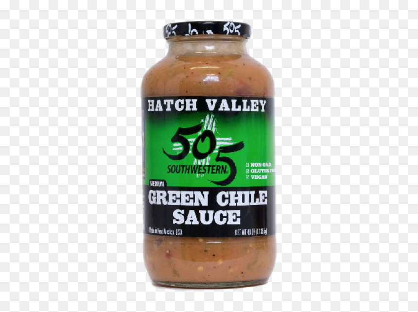 Hatch Valley Green Chile Sauce 40 Oz - Mexican Food, HD Png Download - single green chilli png