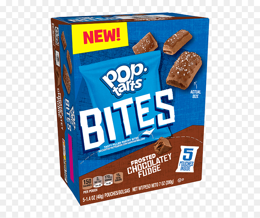 Pop Tart Bites Chocolate, HD Png Download - fudge png