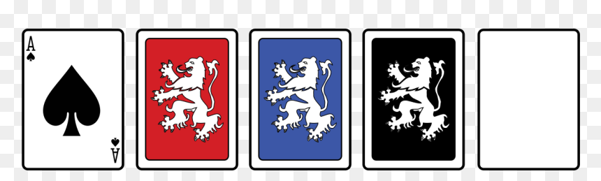 Ace, 3 Card Backs And A Blank Card - Portable Network Graphics, HD Png Download - blank sticker png
