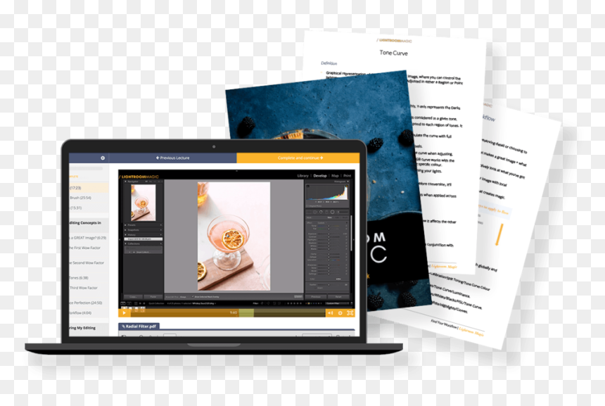 Cheatsheets Lessons For Learning Editing - Personal Computer, HD Png Download - photo editing png