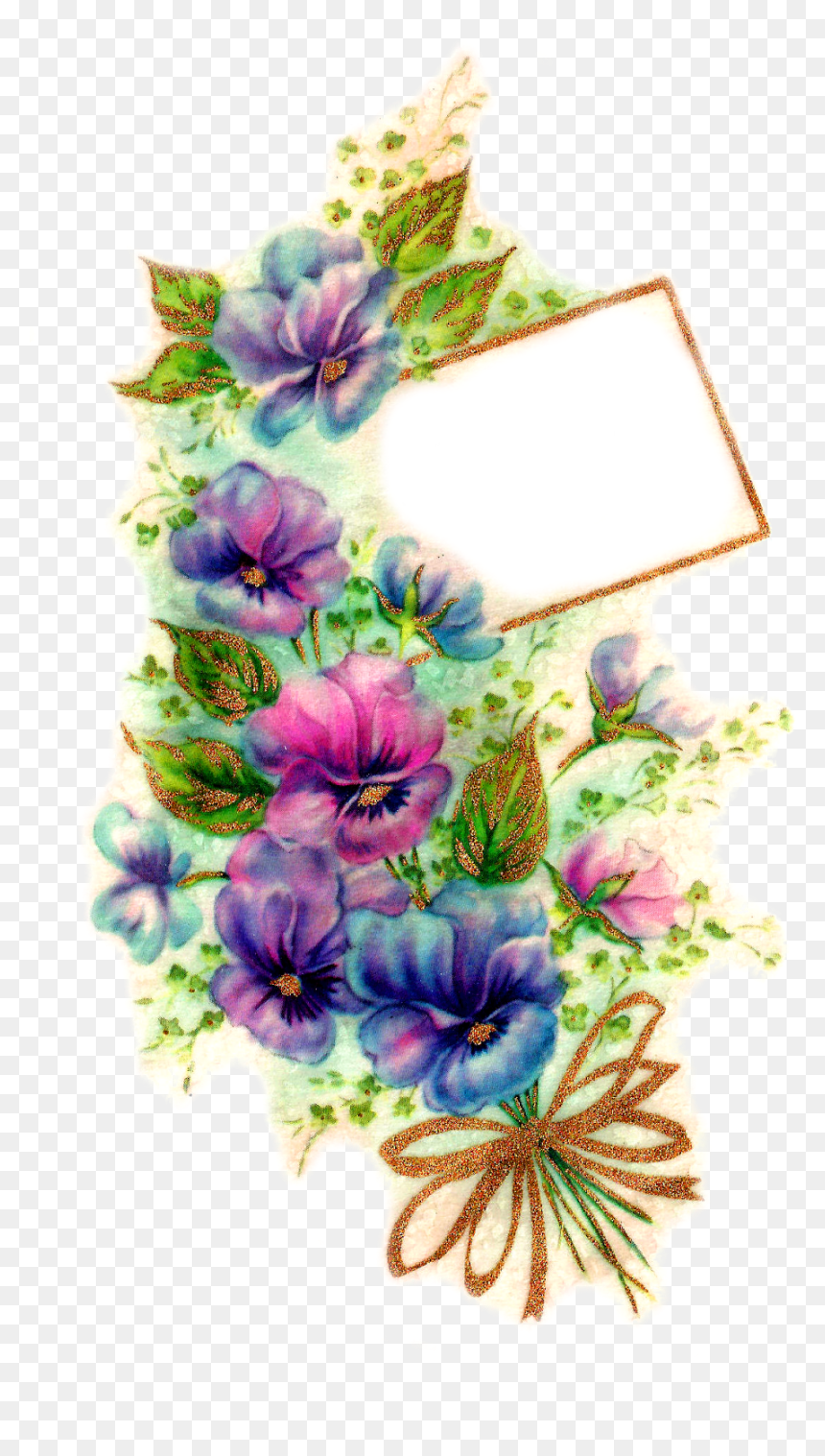Transparent Pansies Png - Flower Bouquet, Png Download - boquet png