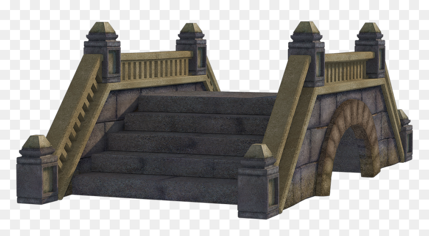 River Bridge Transparent Background, HD Png Download - temple arch png