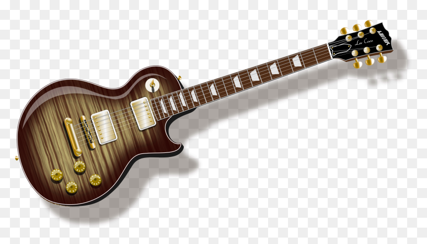 Guitar Clipart Colorful Guitar - Electric Guitar Transparent Background, HD Png Download - guiter png