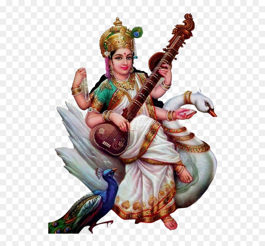 Vidya Pratishthan Ahmednagar - Happy Saraswati Puja 2020 Gif, HD Png Download - puja png
