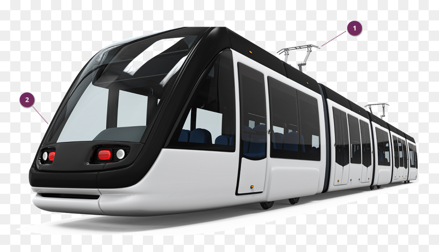 Rail Transport Png, Transparent Png - metro train png