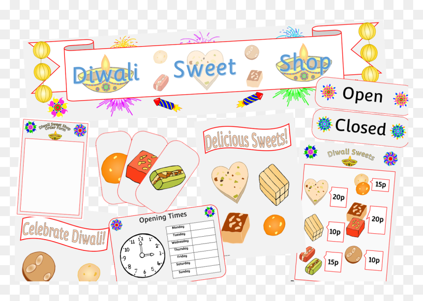 Diwali Role Play Area, HD Png Download - animated diwali images png
