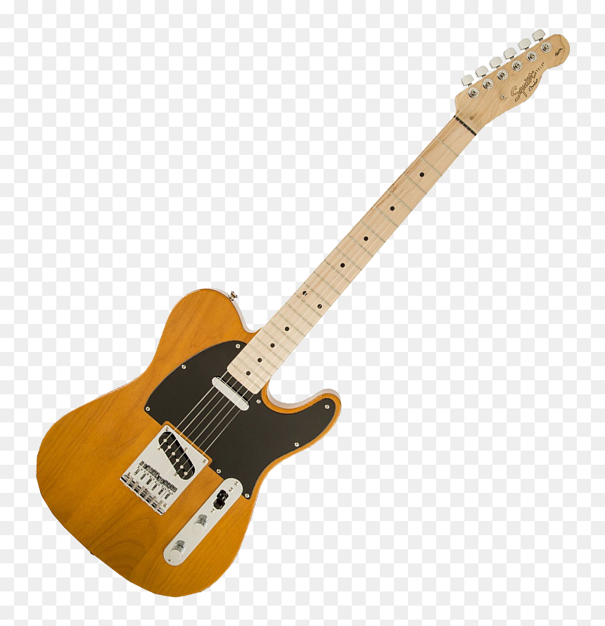 Fender Squire Affinity Electric Guitar Butterscotch - Fender Squier Affinity Telecaster, HD Png Download - guiter png