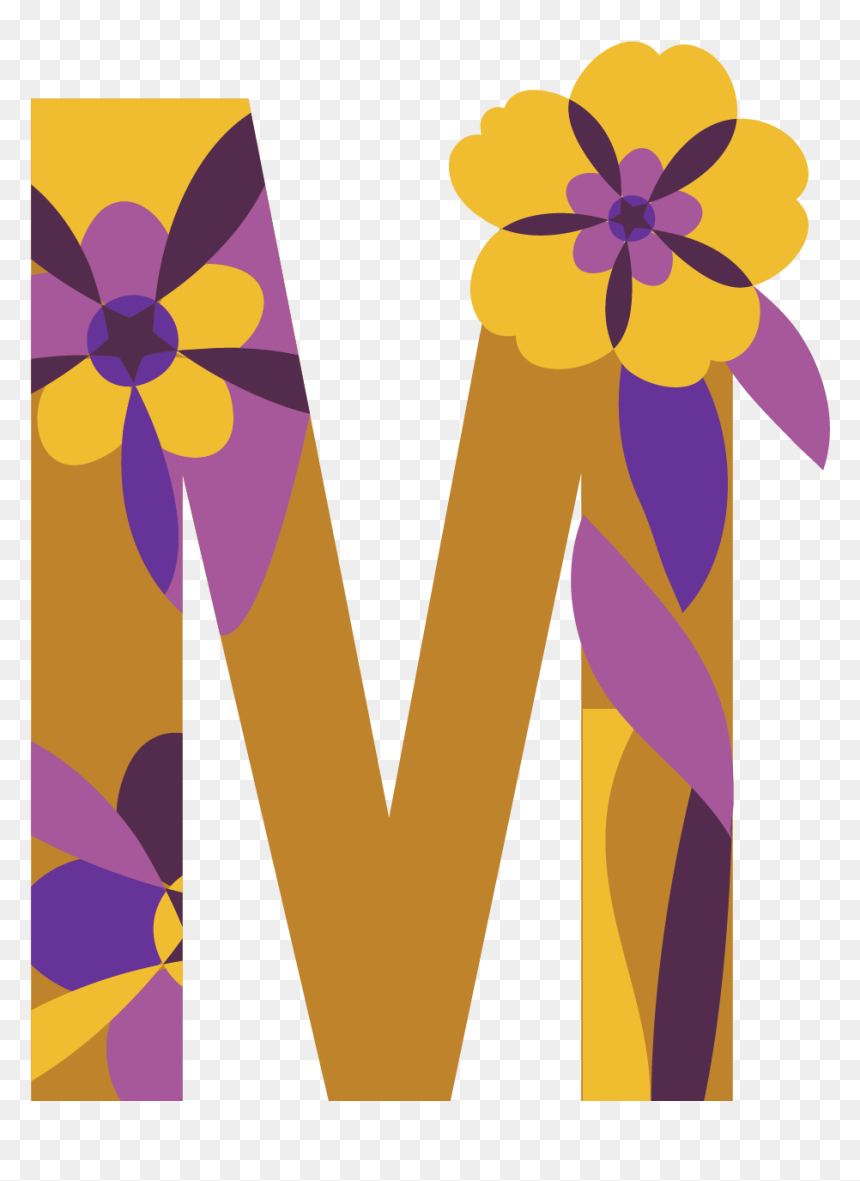 Letter M Png Image - Transparent Letter M Png, Png Download - violet background png