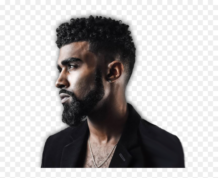 Ducktail Beard Black Man, HD Png Download - men hairstyles png