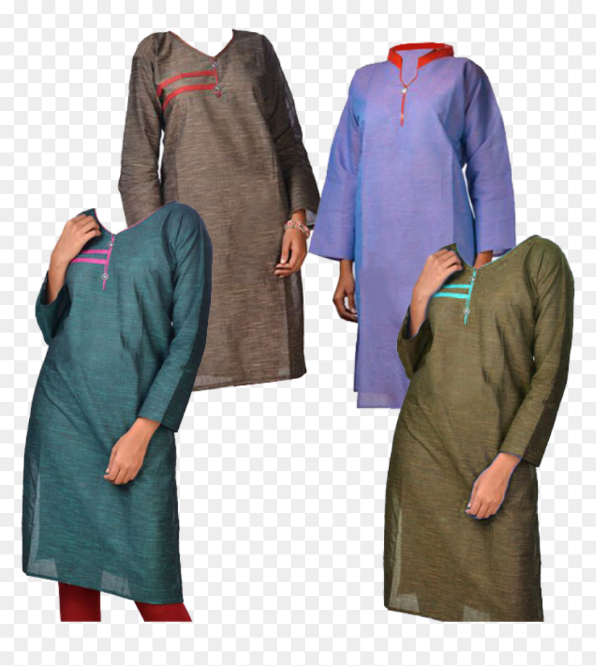 Universal T20,women"s 4pcs Set Assorted Colors And - Silk, HD Png Download - kurta png