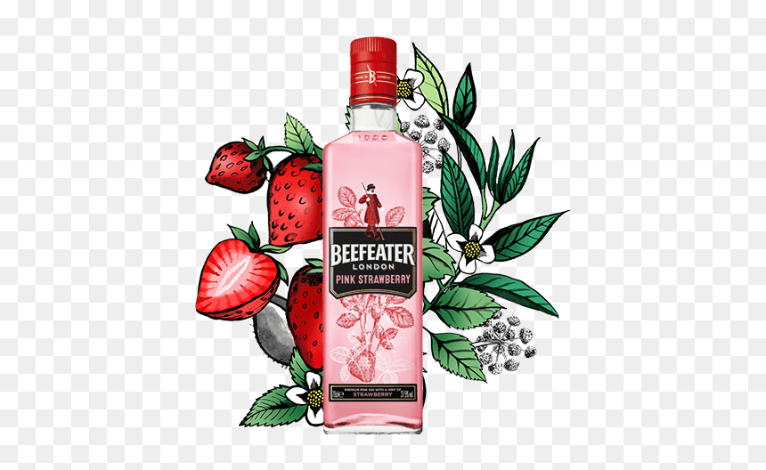 Beefeater Pink Strawberry, HD Png Download - indian cool drinks png
