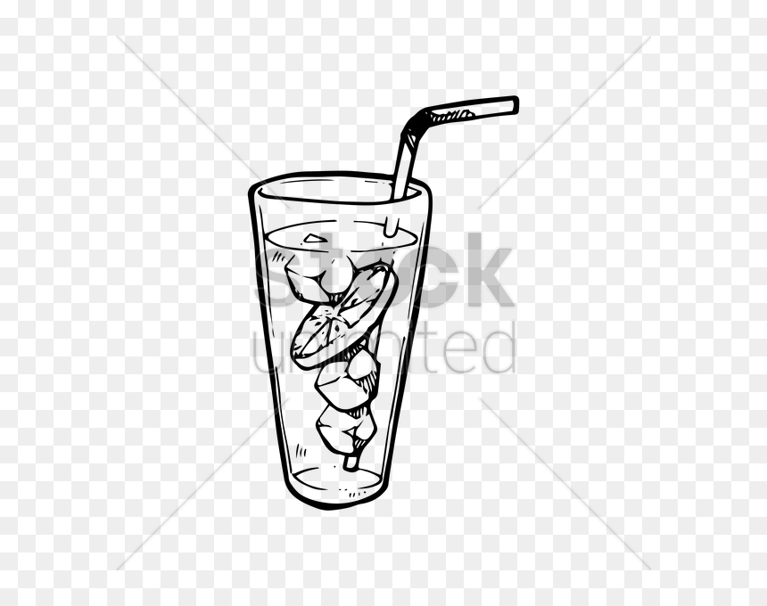 Download Iced Tea Black And White Clipart Iced Tea - Iced Tea Clipart Black And White, HD Png Download - cooldrinks png