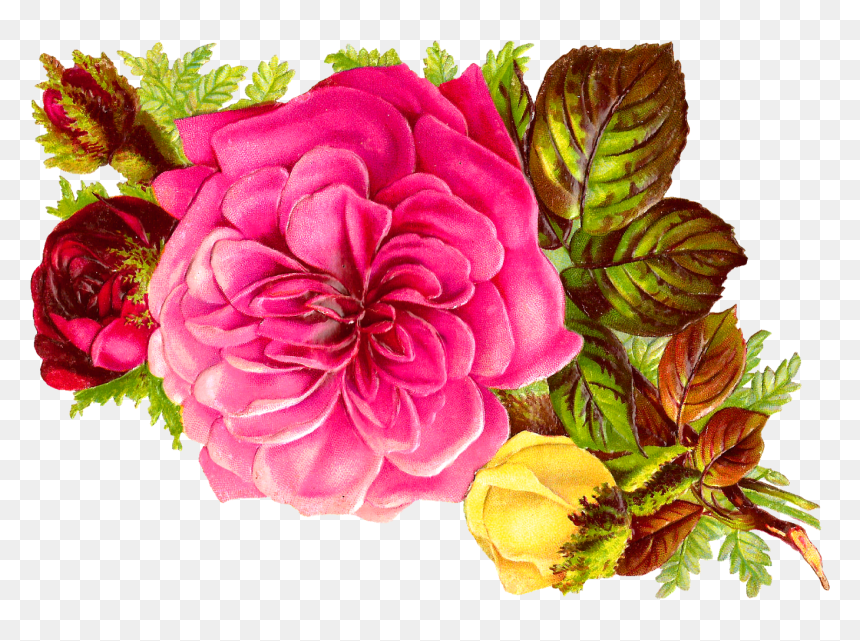 Habrumalas Pink Flower Bouquet Clip Art Images Clipartandscrap - Εικονεσ Για Χρονια Πολλα Ανδριανα, HD Png Download - pink flower bouquet png