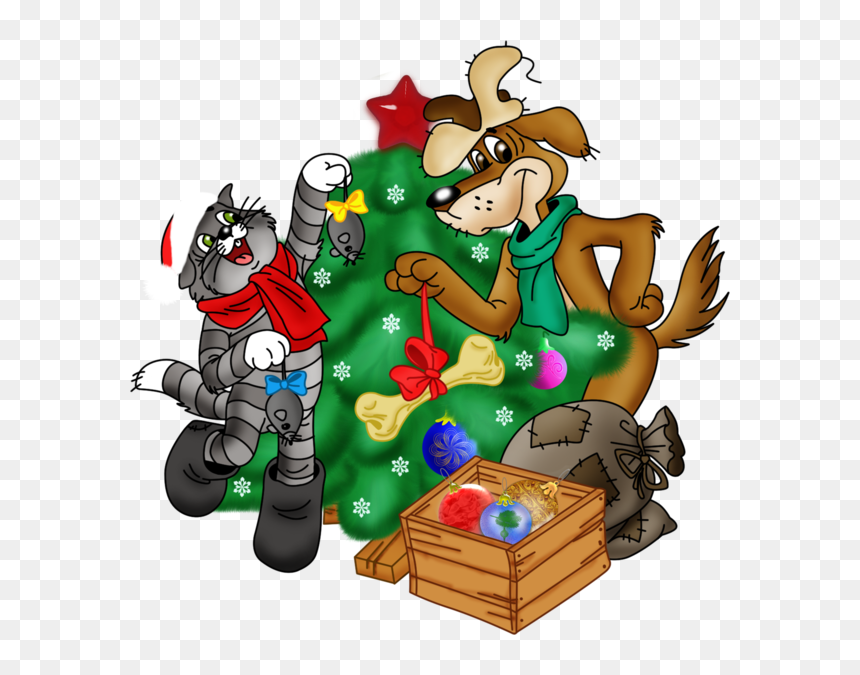 Transparent Picture Frames Child Nursery Cartoon Toy - Шарик И Матроскин Наряжают Елку, HD Png Download - animated diwali images png