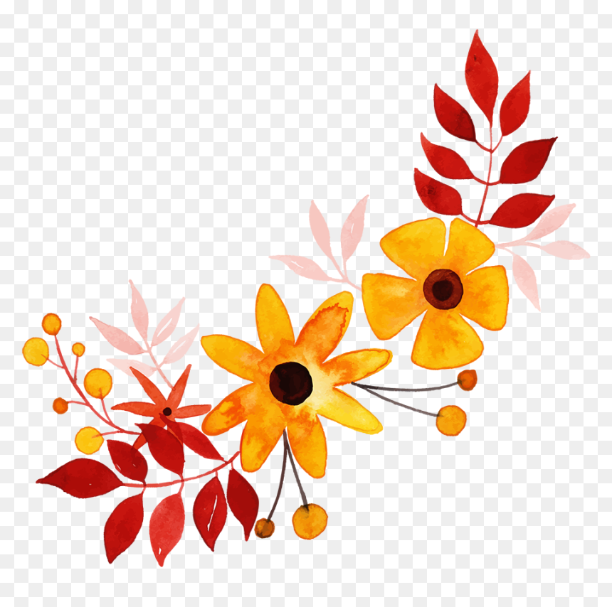 Flower Bouquet On Wall Png, Transparent Png - flower bouquets png
