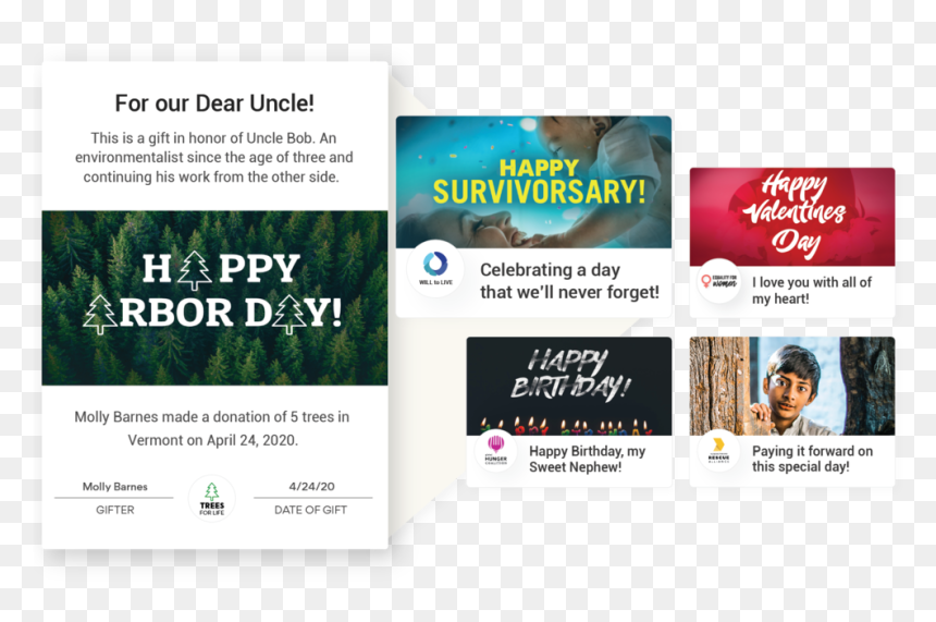 Gifts Ecard Designs For Any Occasion-34 - Flyer, HD Png Download - birthday designs png