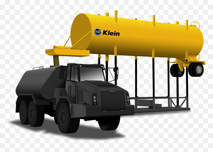 Construction Water Tower Trailer, HD Png Download - water tanker png