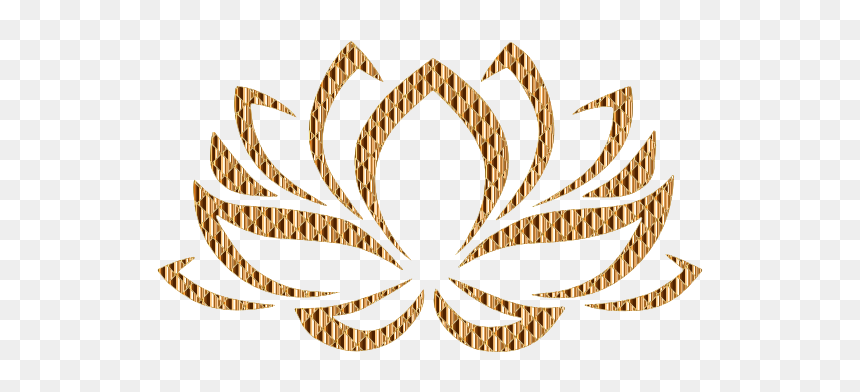 Golden Lotus Flower 2 No Background - Laptop Art Stickers, HD Png Download - golden background png
