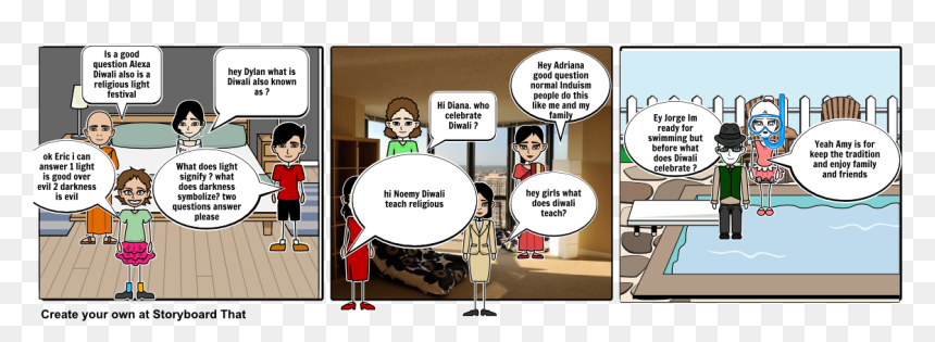 Comics, HD Png Download - animated diwali images png