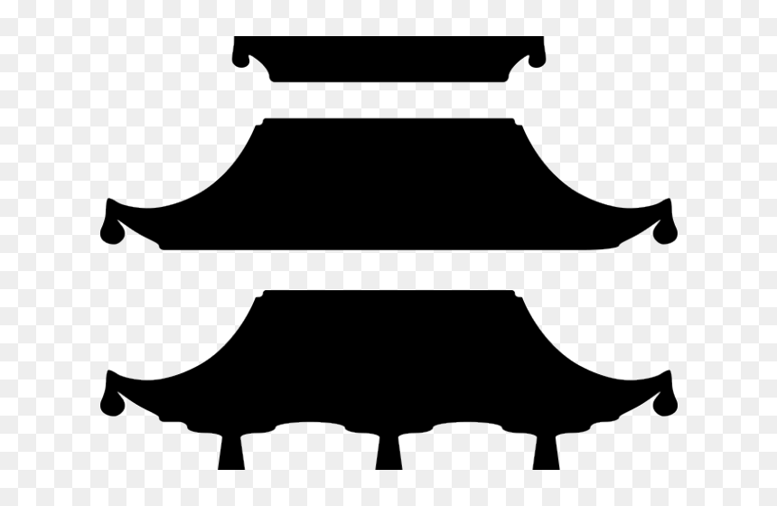 Temple Clipart Transparent - Vietnam Temple Clipart Black, HD Png Download - temple clipart png