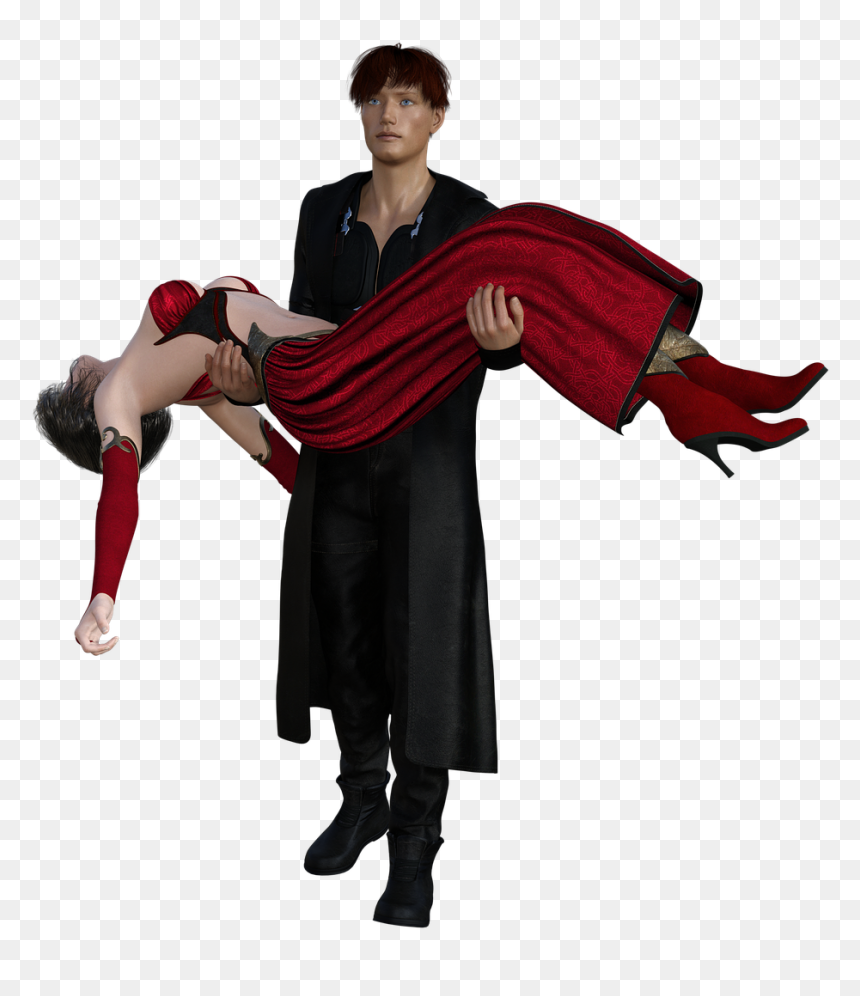 Sad Red Dress Png, Transparent Png - man dress png
