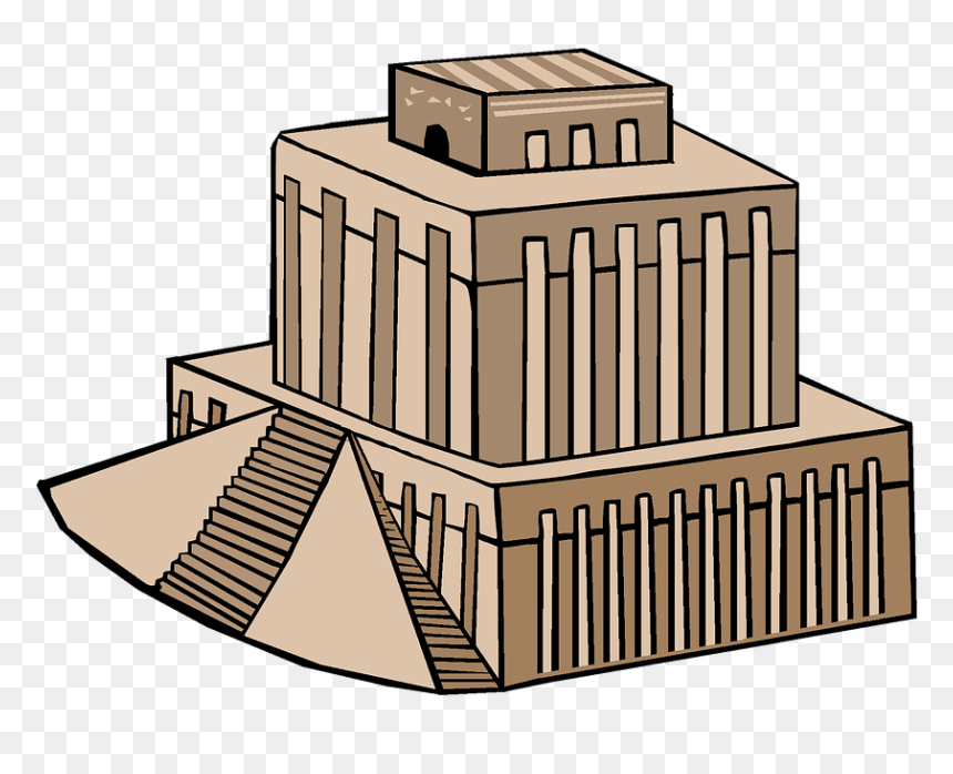 Jain Temple Clipart 4 By Belinda - Babylon Png, Transparent Png - temple clipart png