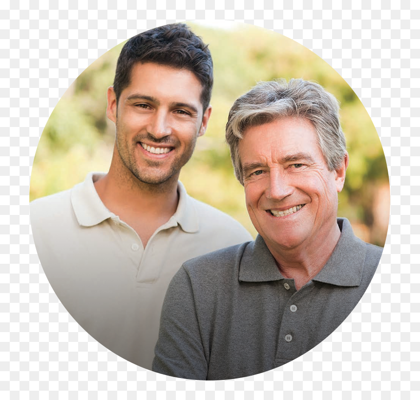 Human Hair - Father And Son Grown, HD Png Download - men hair wig png