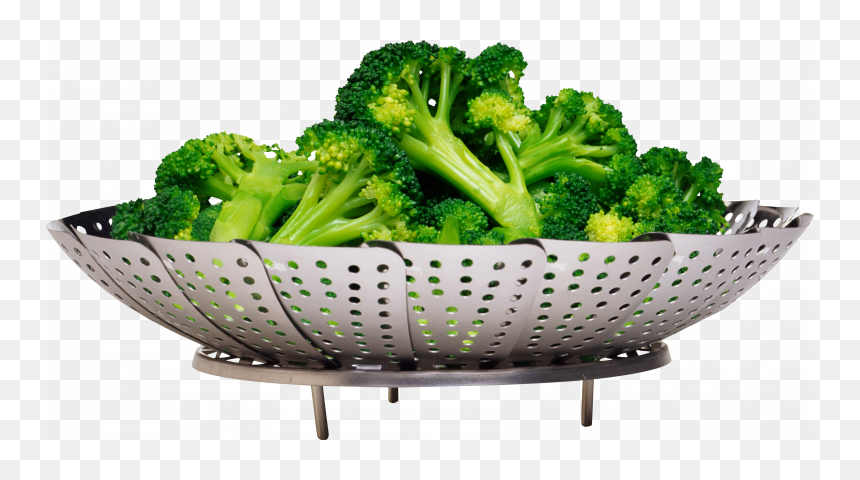 Download For Free Broccoli Png Picture - Steamed Broccoli Transparent Background, Png Download - vegetables basket png