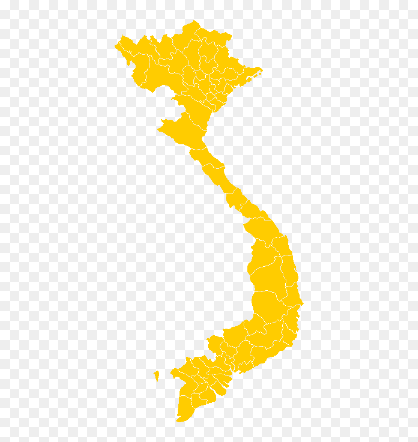 Flag Vietnam Map Png, Transparent Png - indian flag .png