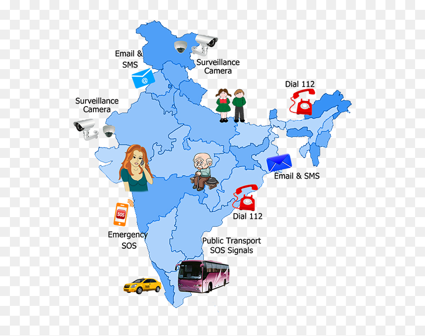 India Emergency Number 112, HD Png Download - indian ambulance png