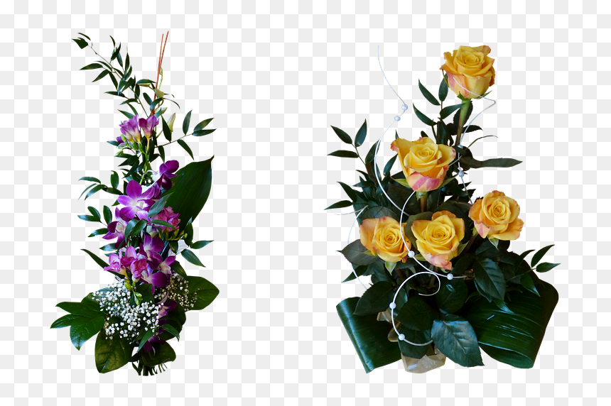 Cut Flowers, HD Png Download - birthday flowers bouquet png