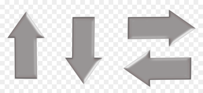 Arrow Clipart Grey - Door, HD Png Download - cycle clipart png