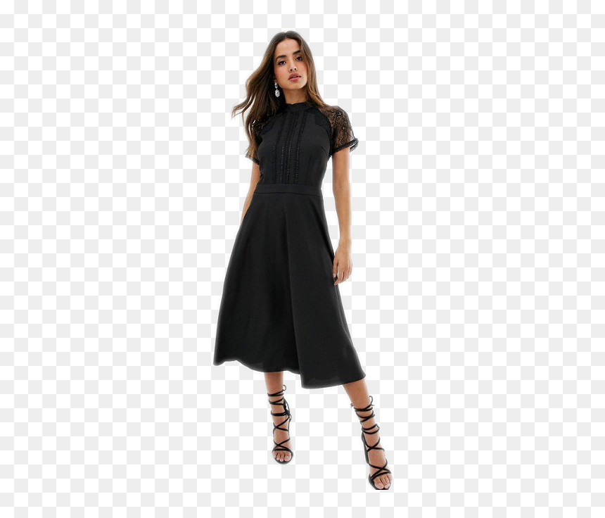 Midi Dress Png Photo - Girl In Dress Png, Transparent Png - ladies wear png